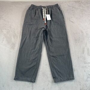 Kidoriman Pokku Relaxed Loose Fit Pants Men 5XL 32x27 Green Soft Denim NWT $100